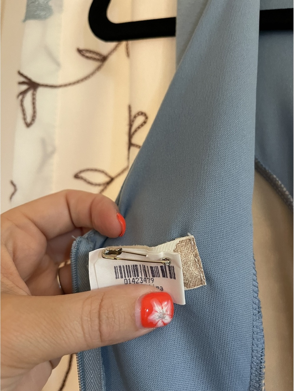 Altar'd State M Light Blue Lace Panel Dress - Picture 12 of 13